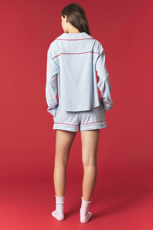 Santa Embroidery PJ's