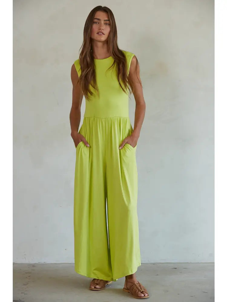 Lush Lime Jumpsuit