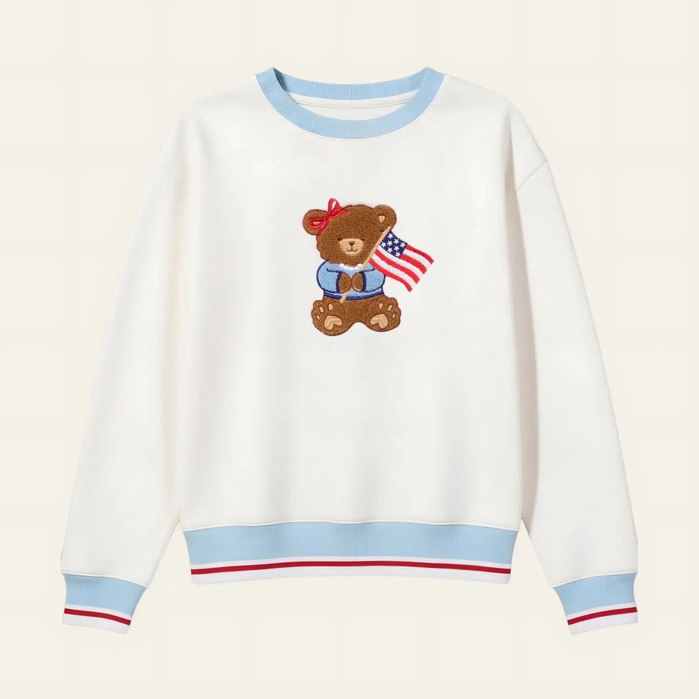 Crewneck–Star Spangled Bear
