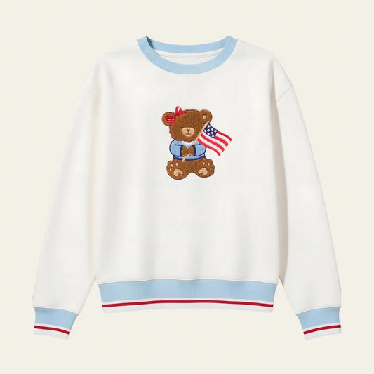 Crewneck–Star Spangled Bear