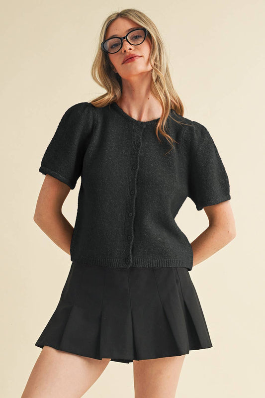 Puff Petal Cardigan