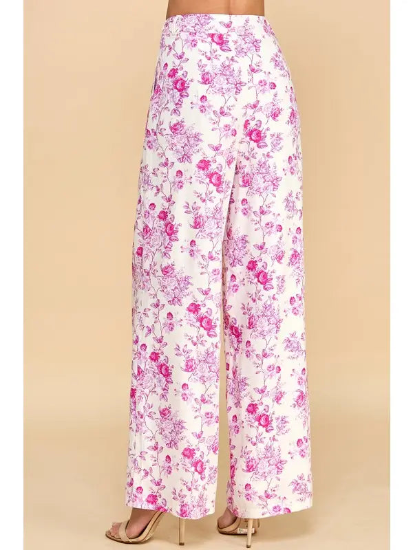 Floral Elegance Long Pants