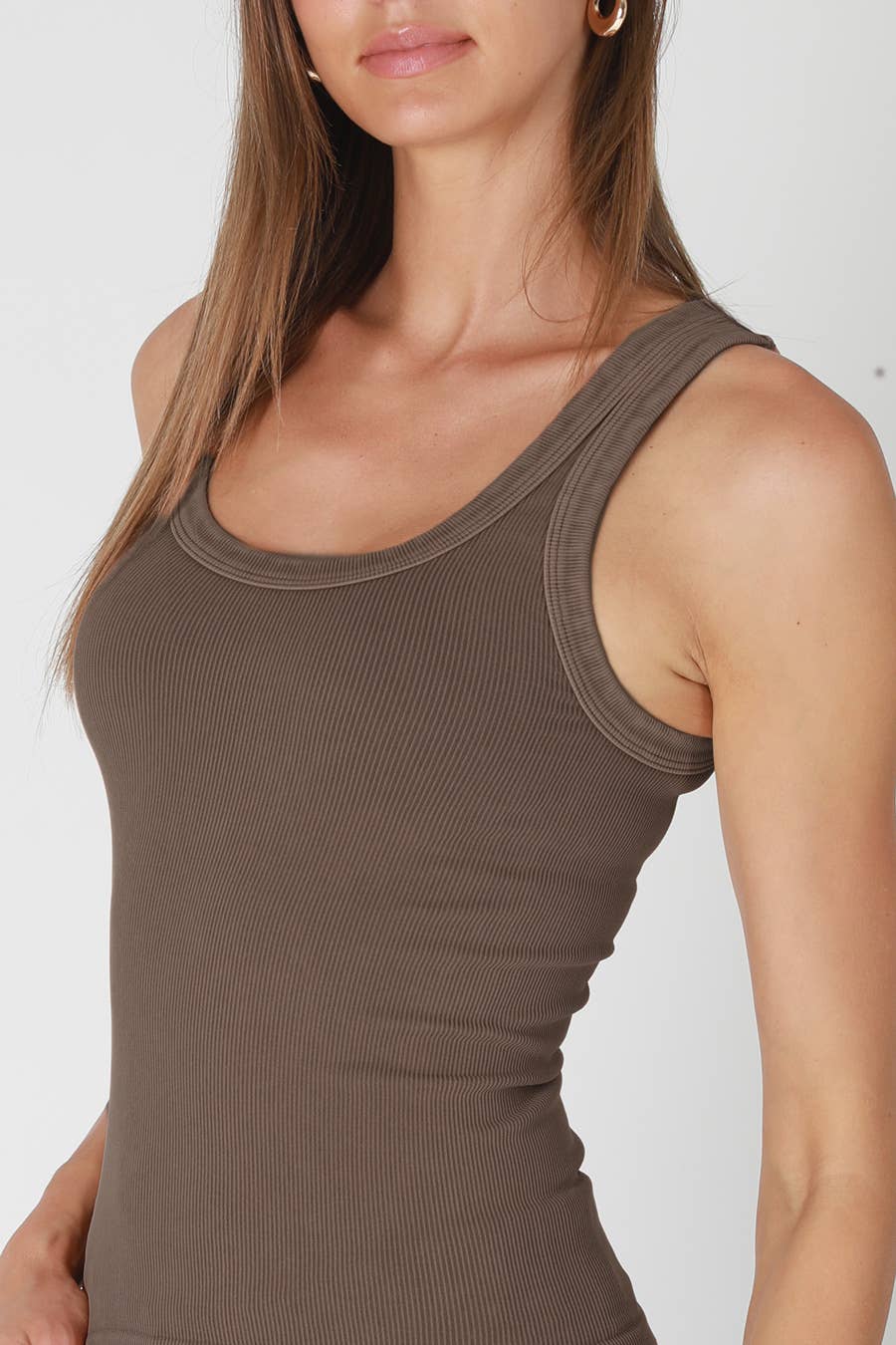 Vintage Reversible Ribbed Tank
