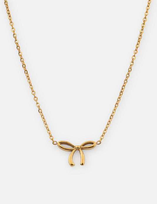 Dainty Bow Necklace
