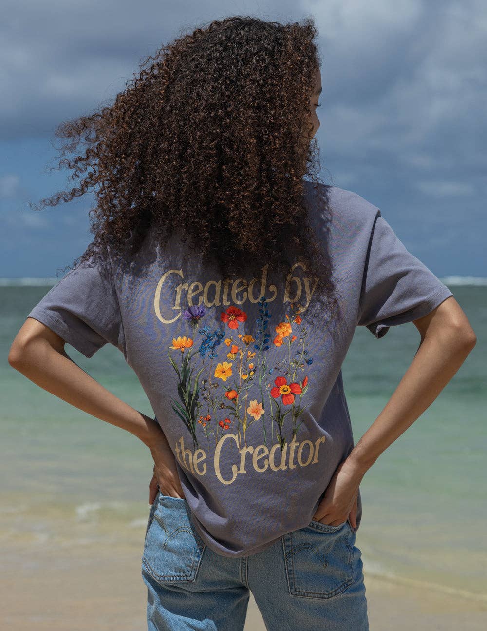 Created by the Creator Plum Unisex Tee