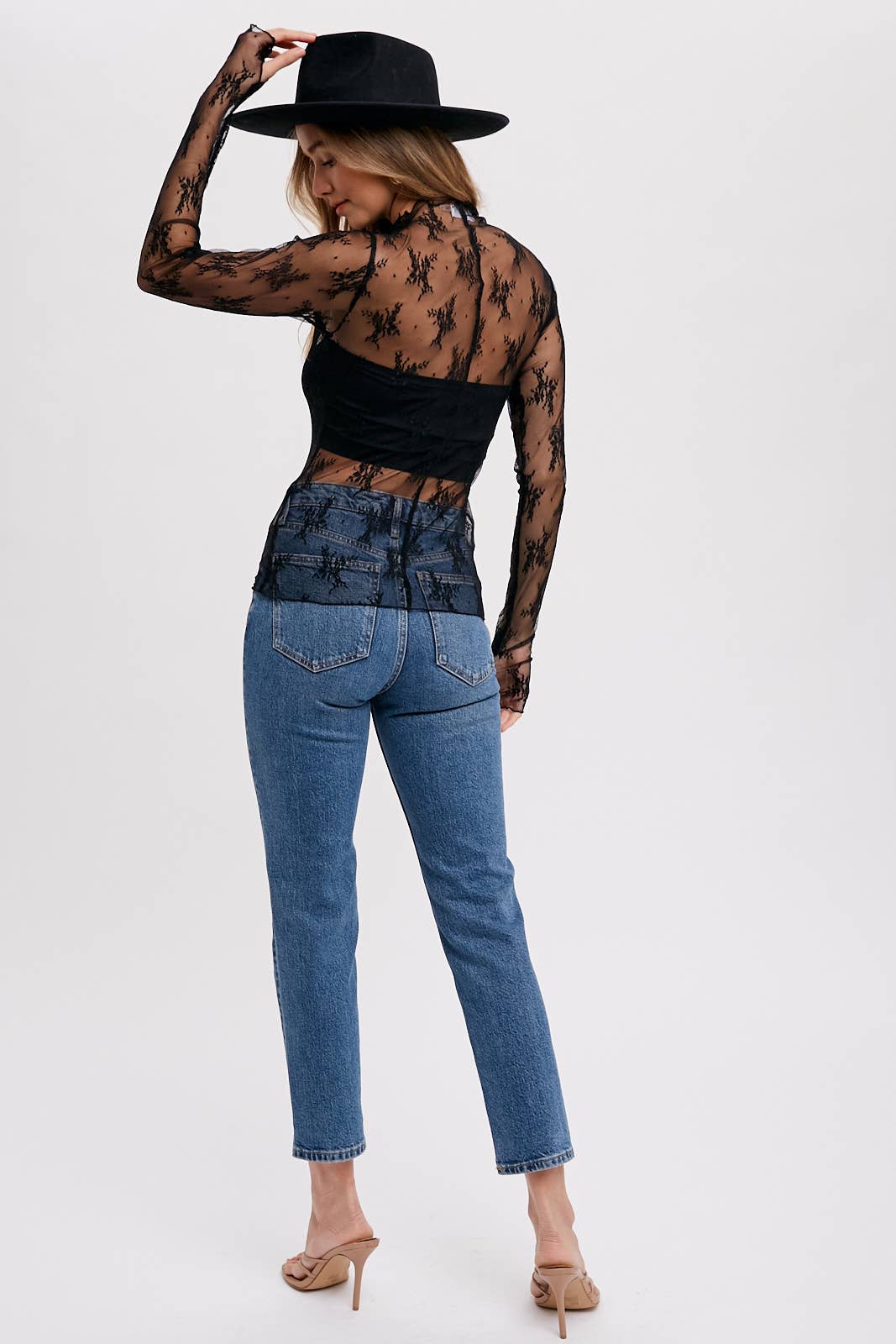 Ivory Blossom Lace Top