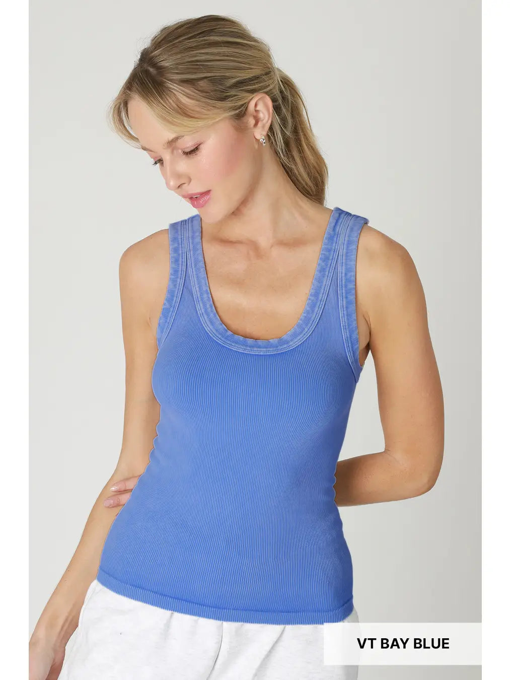 Vintage Reversible Ribbed Tank
