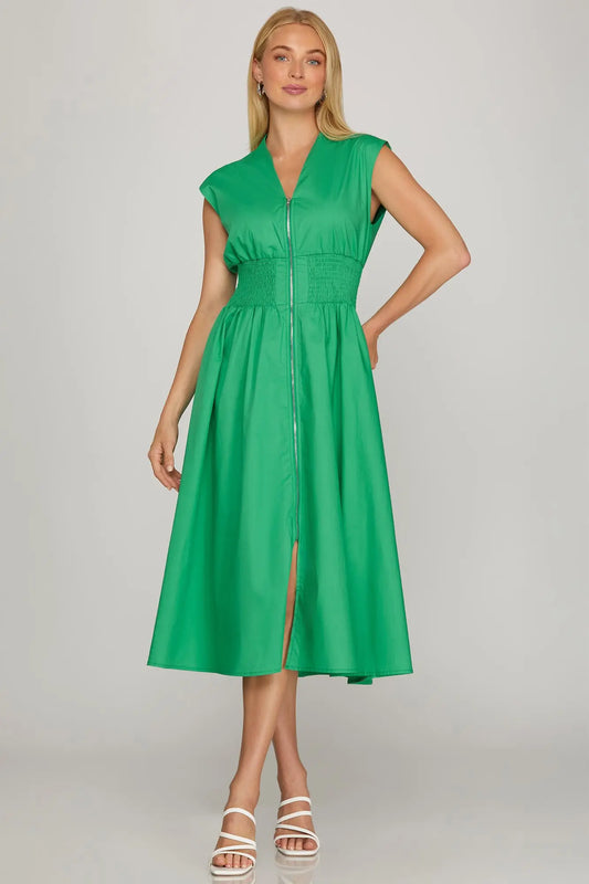 Zipline Midi Dress