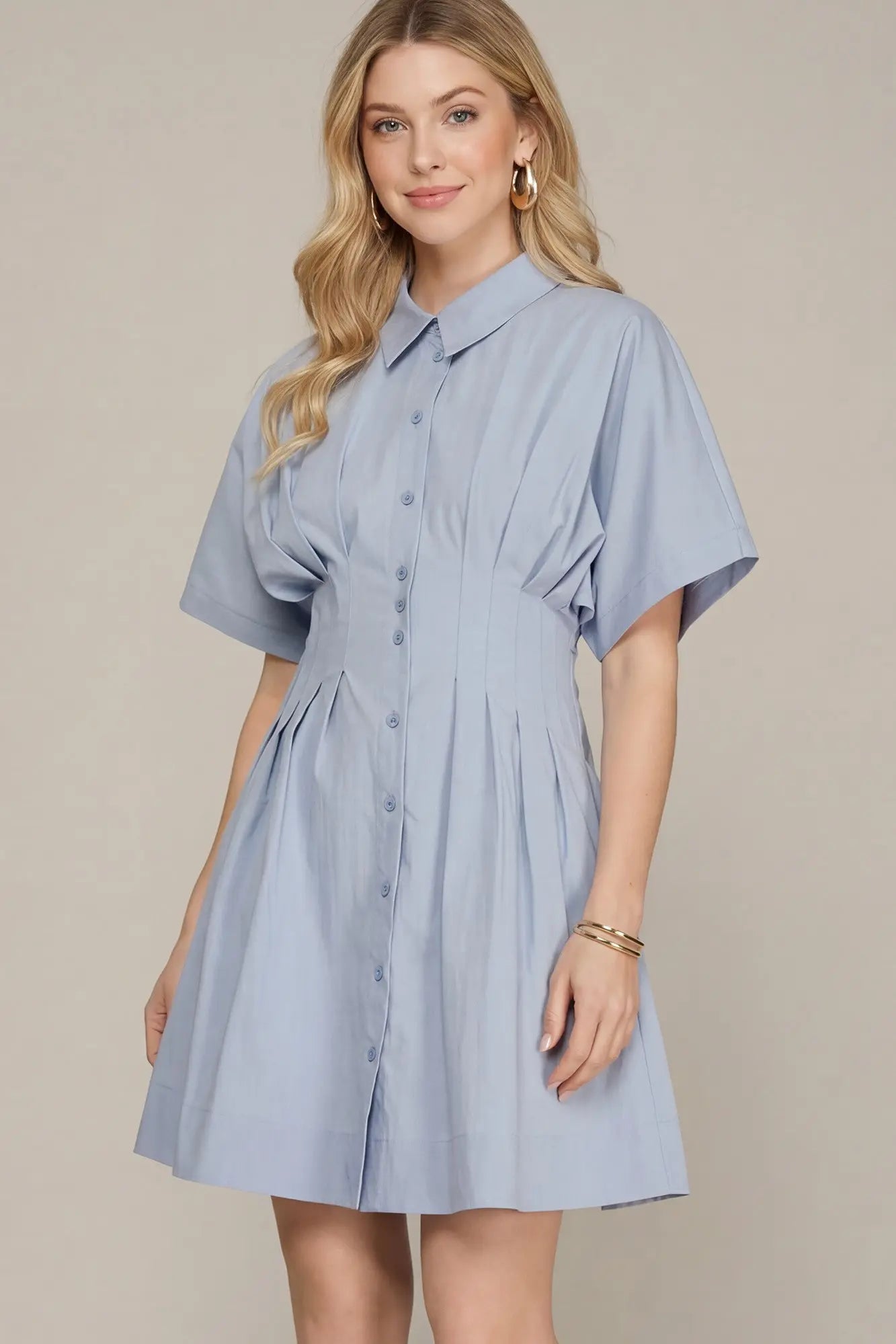Parker Pleated Dress