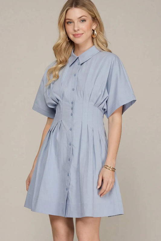 Parker Pleated Dress