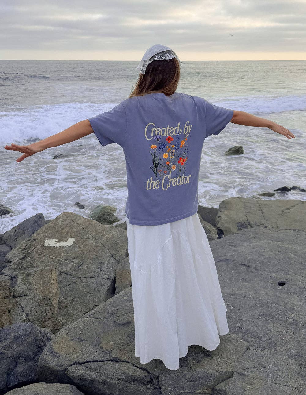 Created by the Creator Plum Unisex Tee
