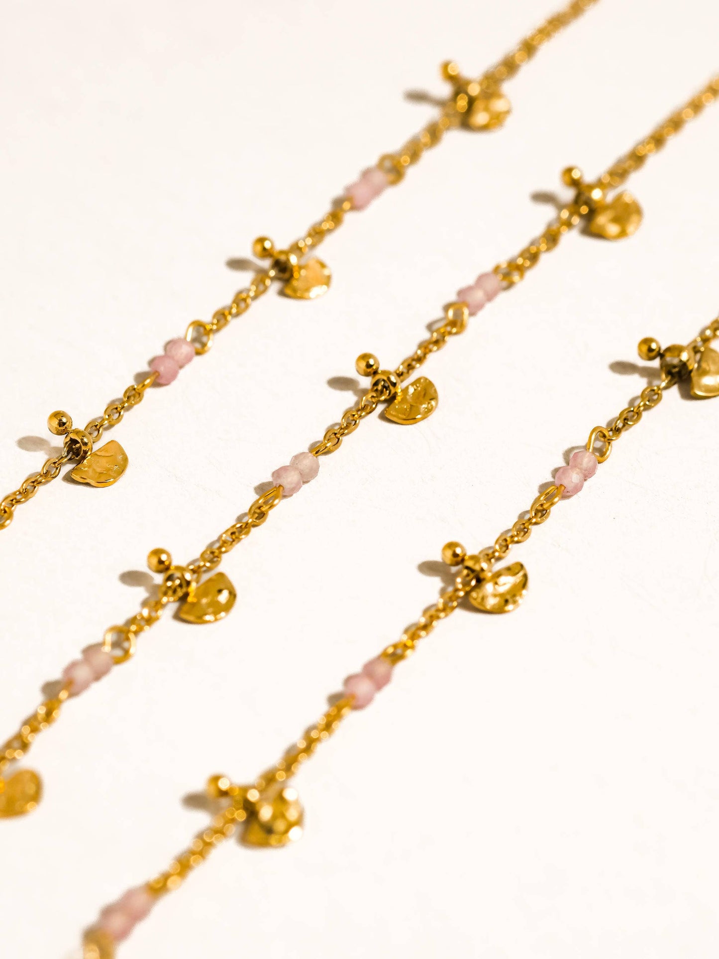 Kenna 18K Non-Tarnish Beaded Chain Necklace