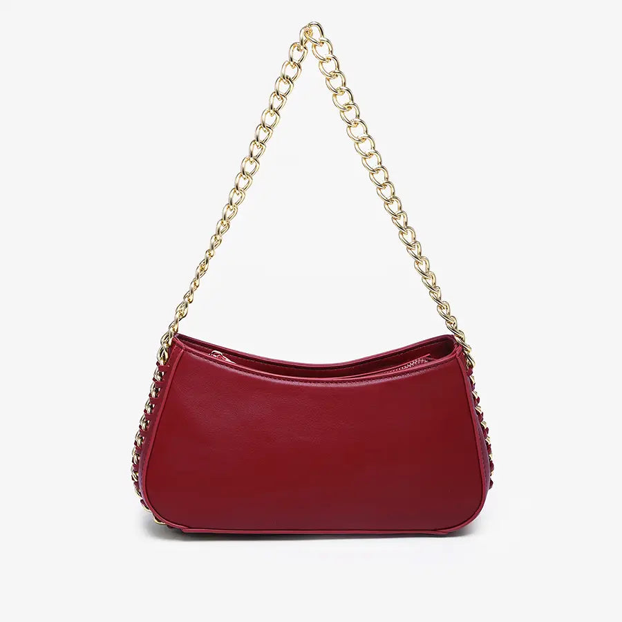 Juneau Chain Stitched Shoulder Bag
