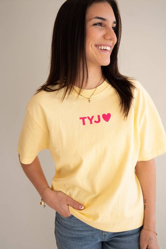 Thank You Jesus Tee - Butter