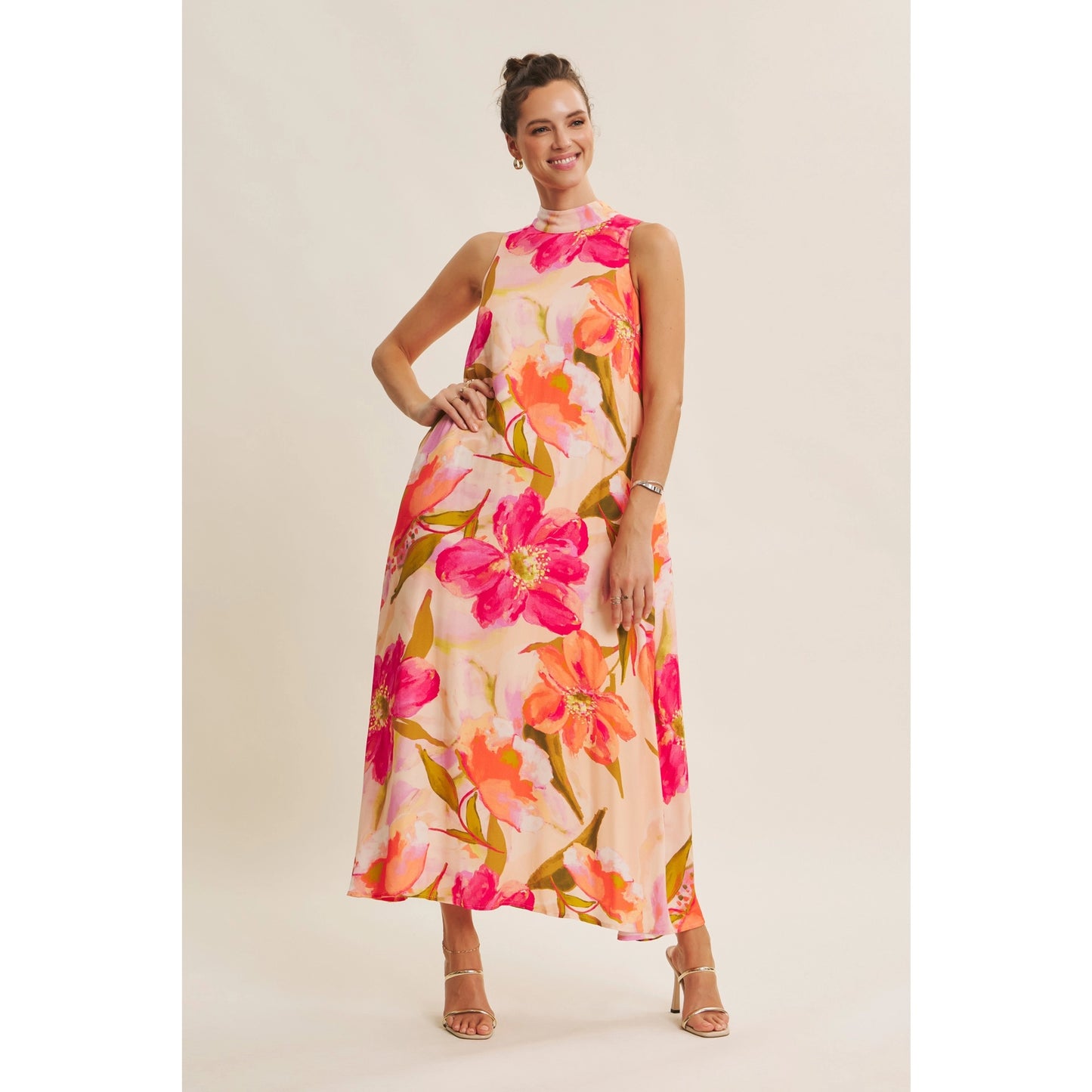 Peach Petal Dress