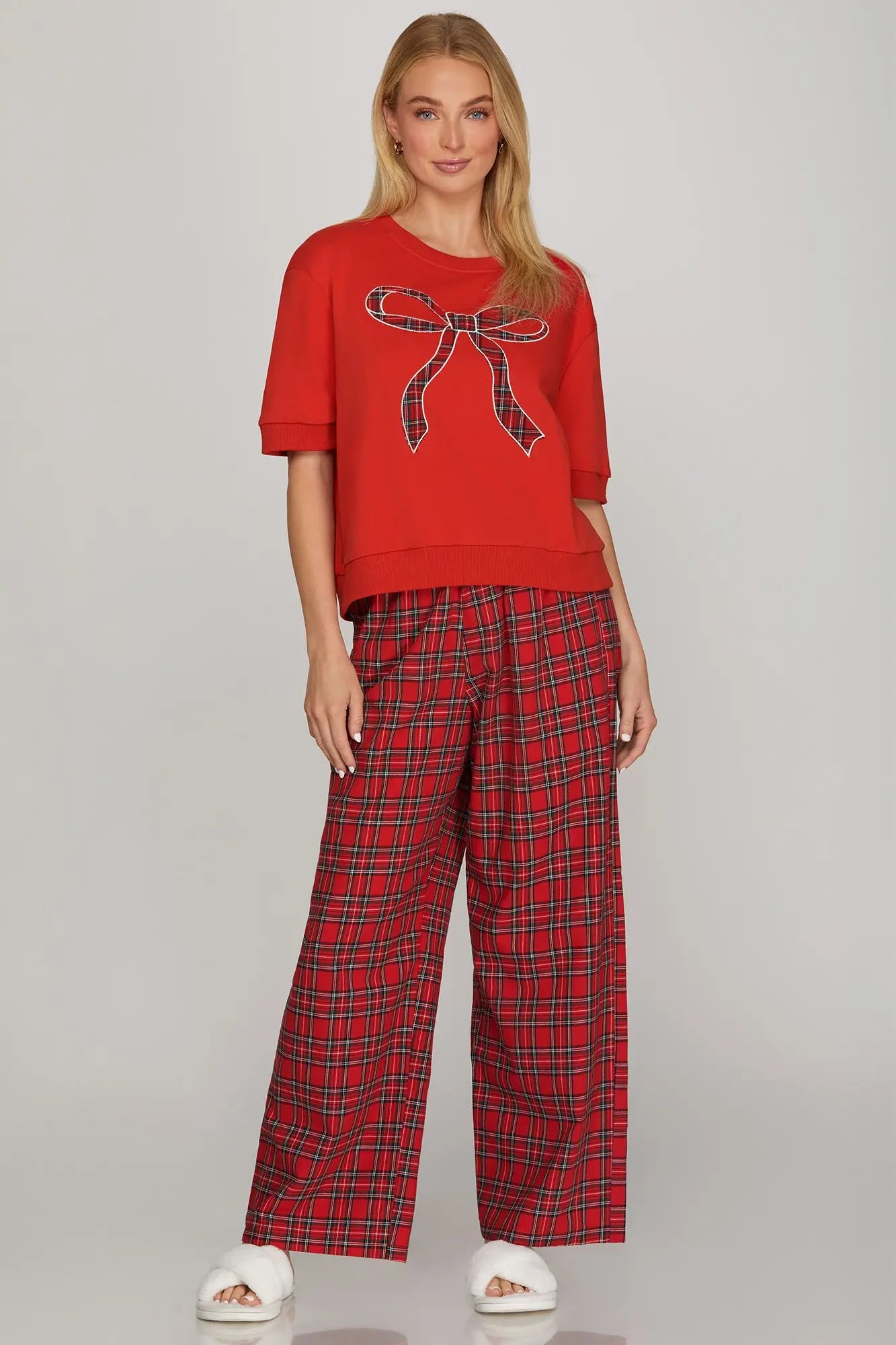 Hollyberry Plaid Pants