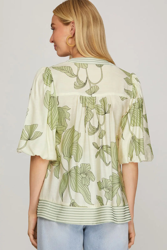 Jungle Bloom Top