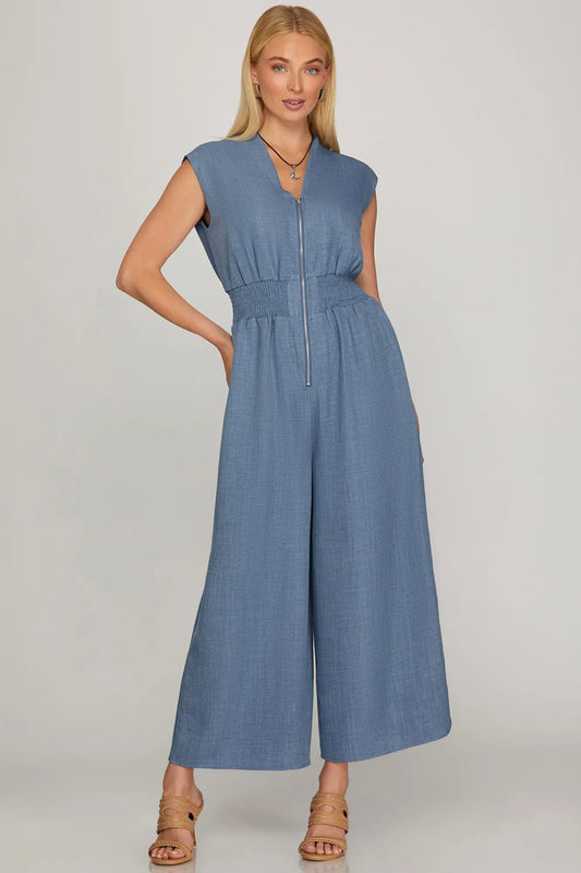 Sienna Zip Jumpsuit