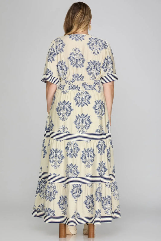 Blue Haven Dress- Plus Size