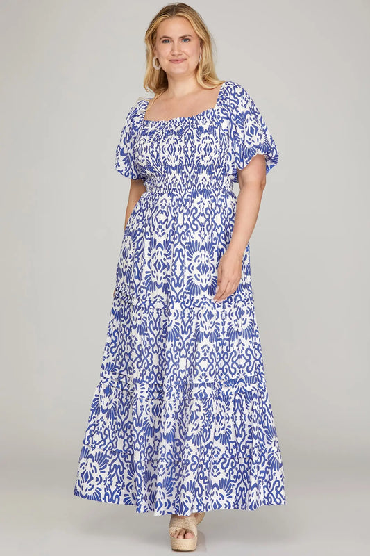 Plus Size-Serenity Maxi Dress