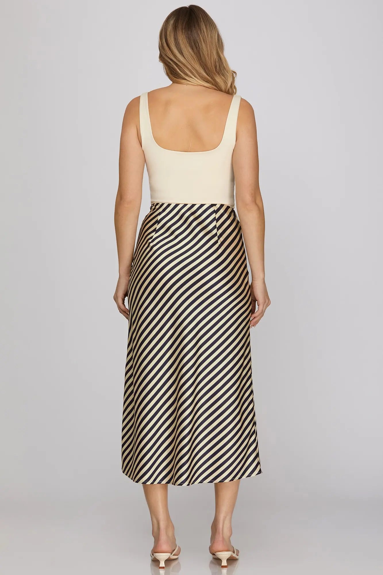 Parisian Stripe Skirt