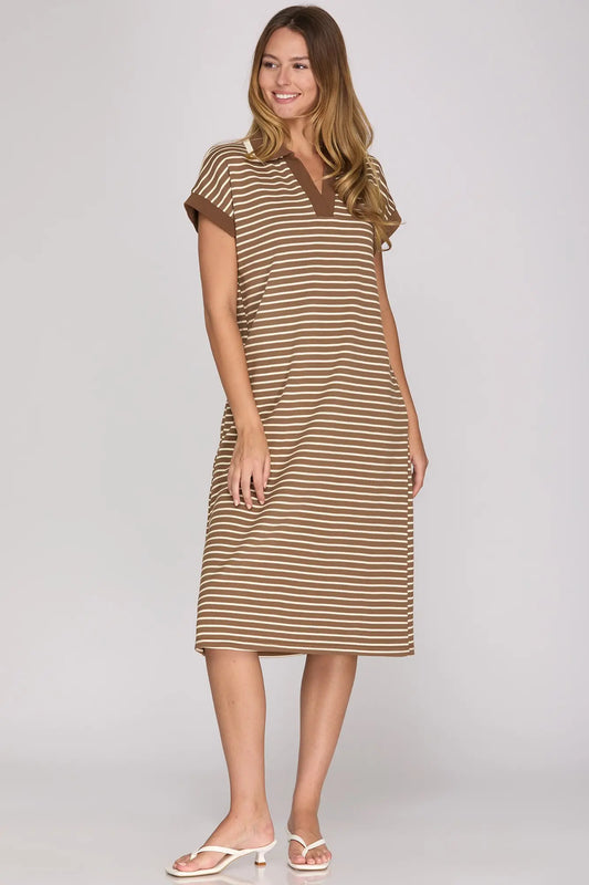 Saltwater Stripe Dress