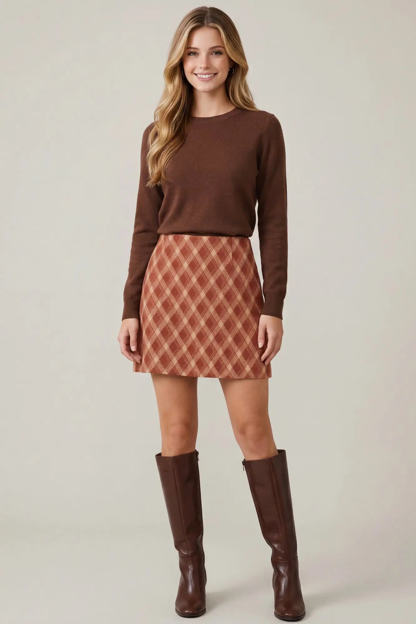 Oxford Mini Skirt