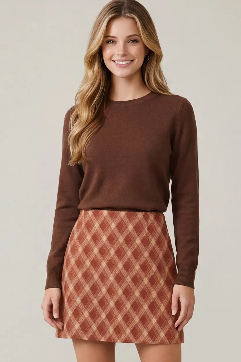 Oxford Mini Skirt