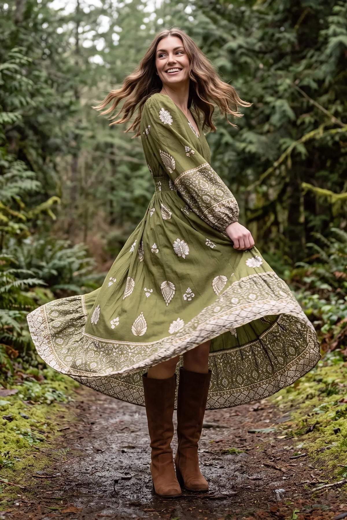 Whispering Woods Dress