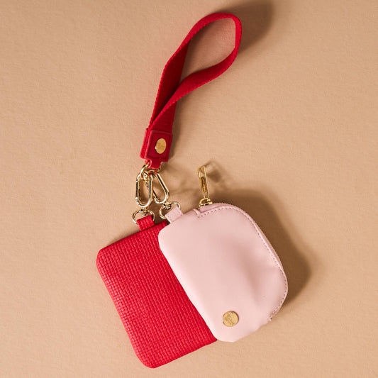 Dynamic Duo Pouch Luxe Wristlet-Partners in Crime