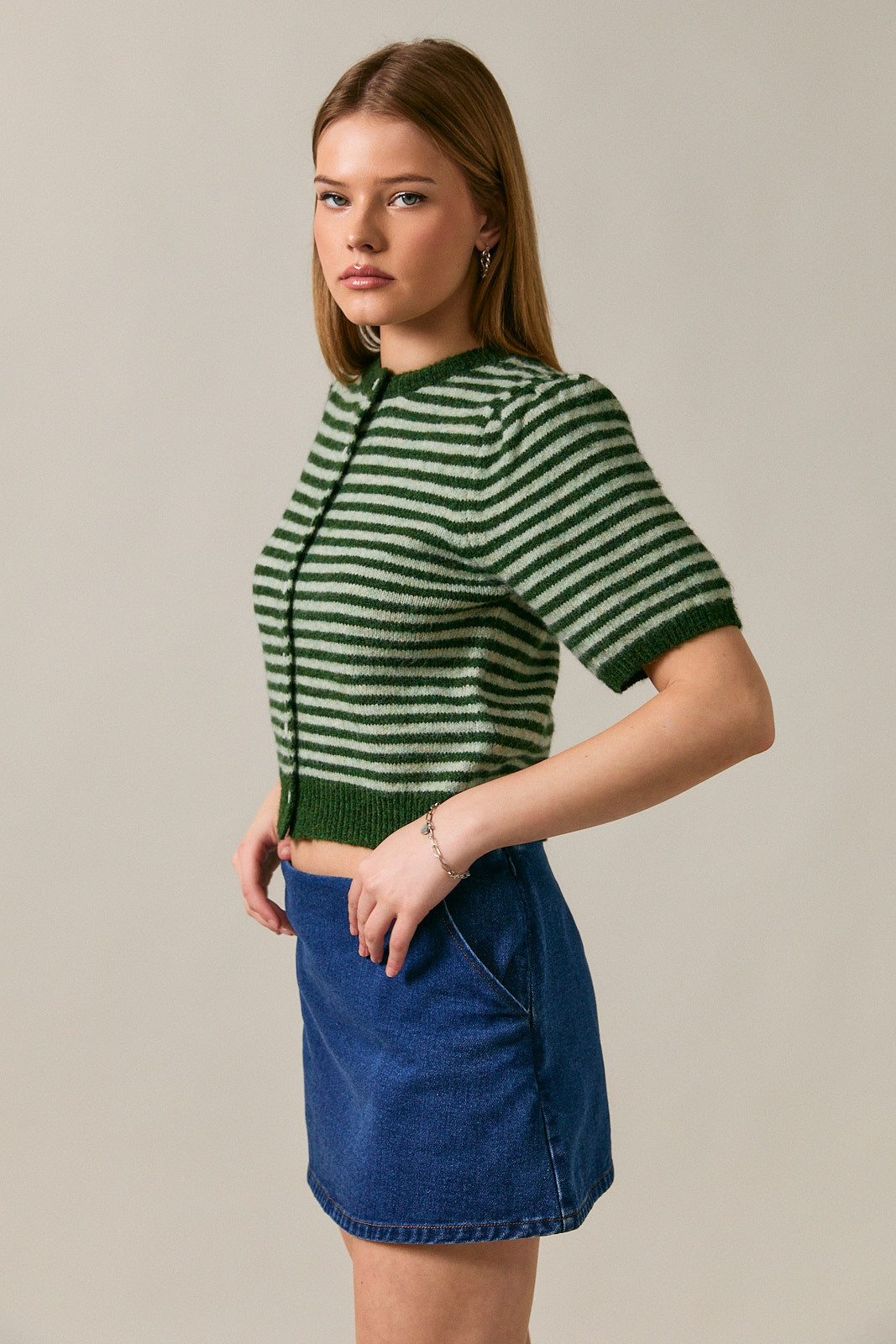 Hampton Stripe Cardigan