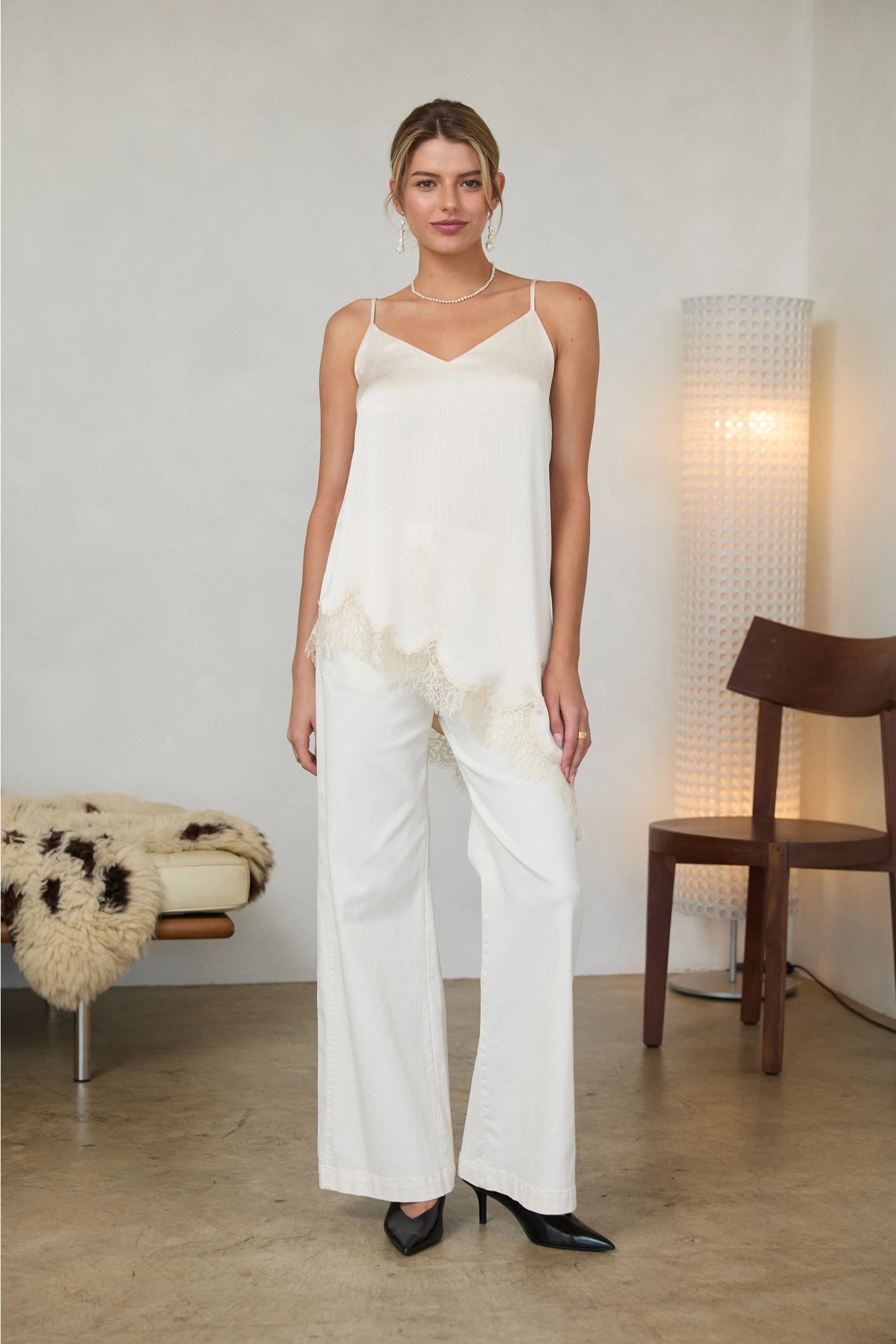 Amelie Satin Tunic