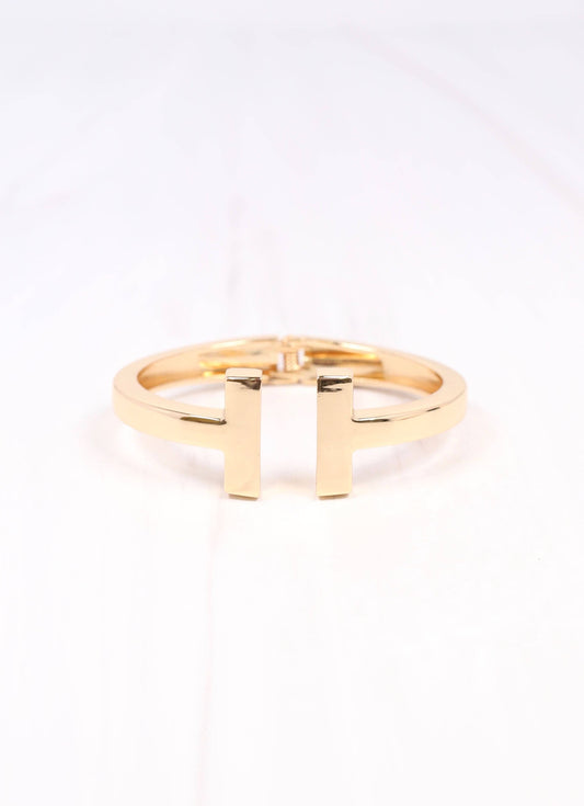 Keiner Cuff Bracelet SHINY GOLD