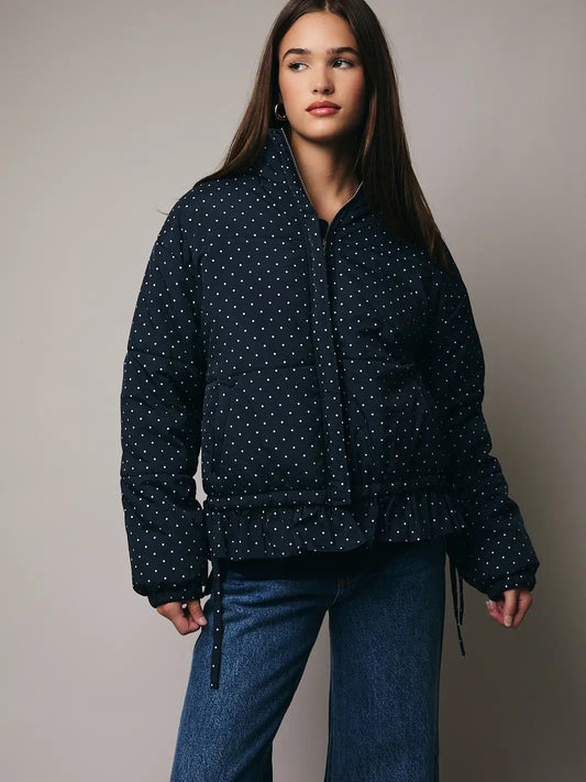 Navy Dot Jacket