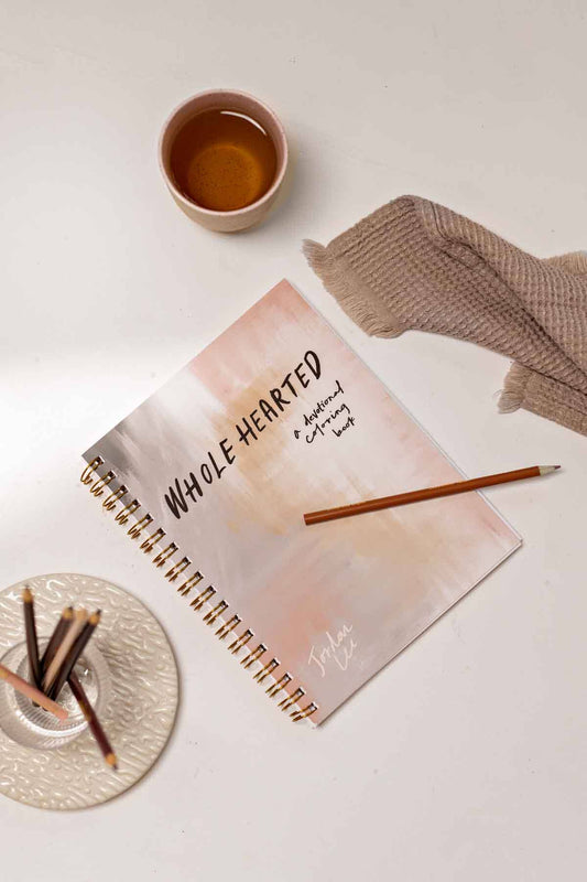 Wholehearted: A Christian Coloring Book Devotional