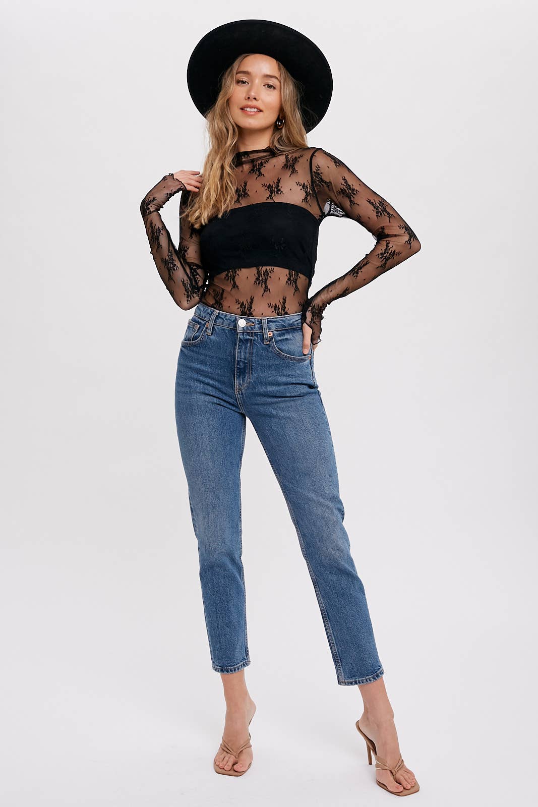 Ivory Blossom Lace Top