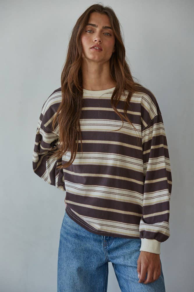 Hazel Stripe Top