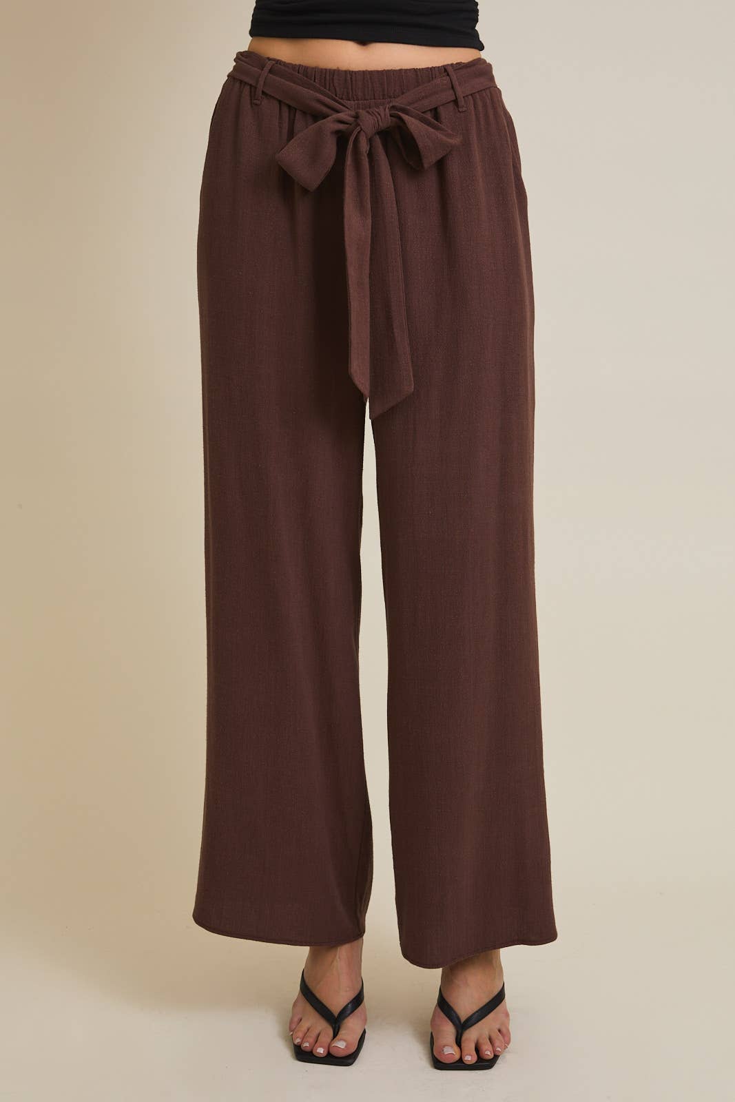 Chocolate Tie Trousers