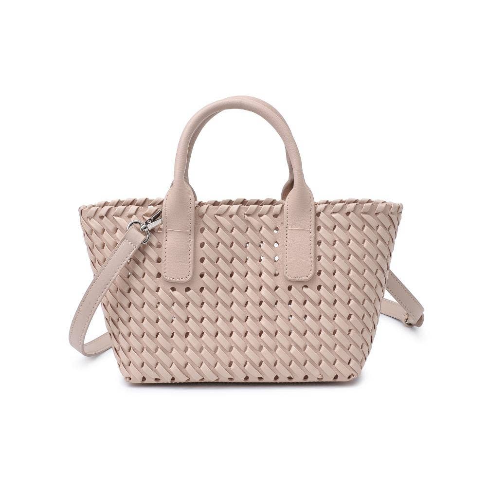 Paisley Woven Crossbody Tote