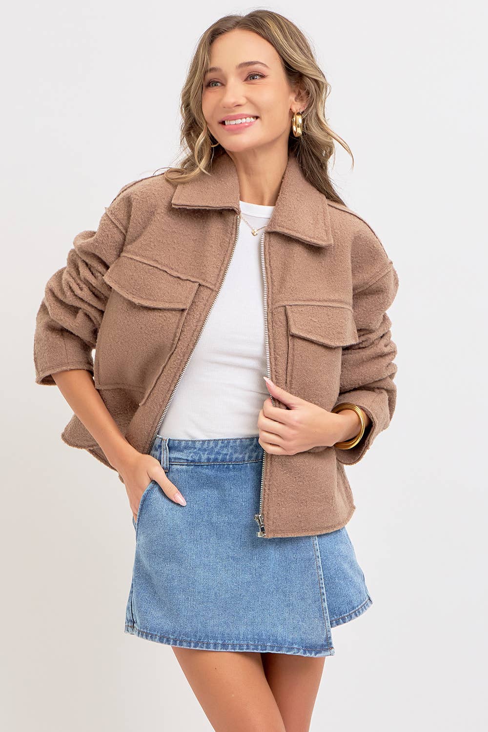 Coastline Denim Skort