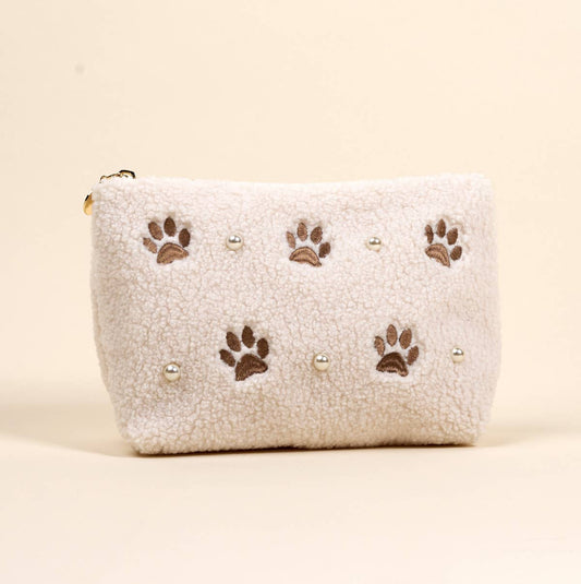 Teddy Pouch–Paws & Pearls