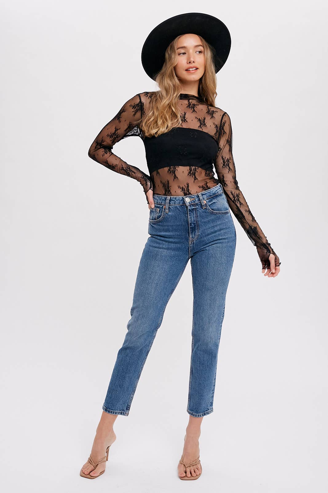 Ivory Blossom Lace Top