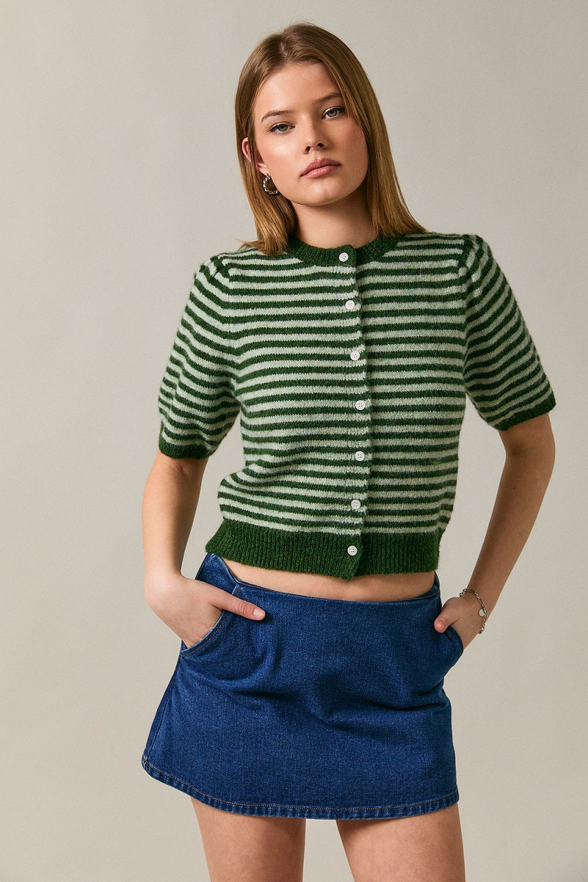 Hampton Stripe Cardigan