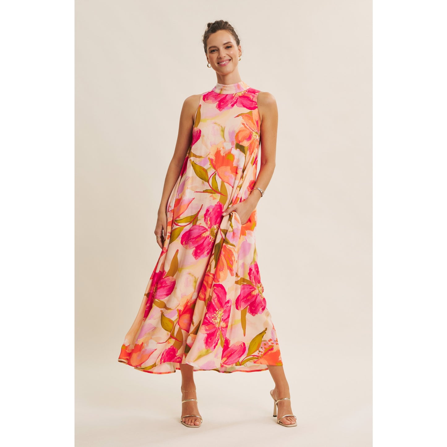Peach Petal Dress
