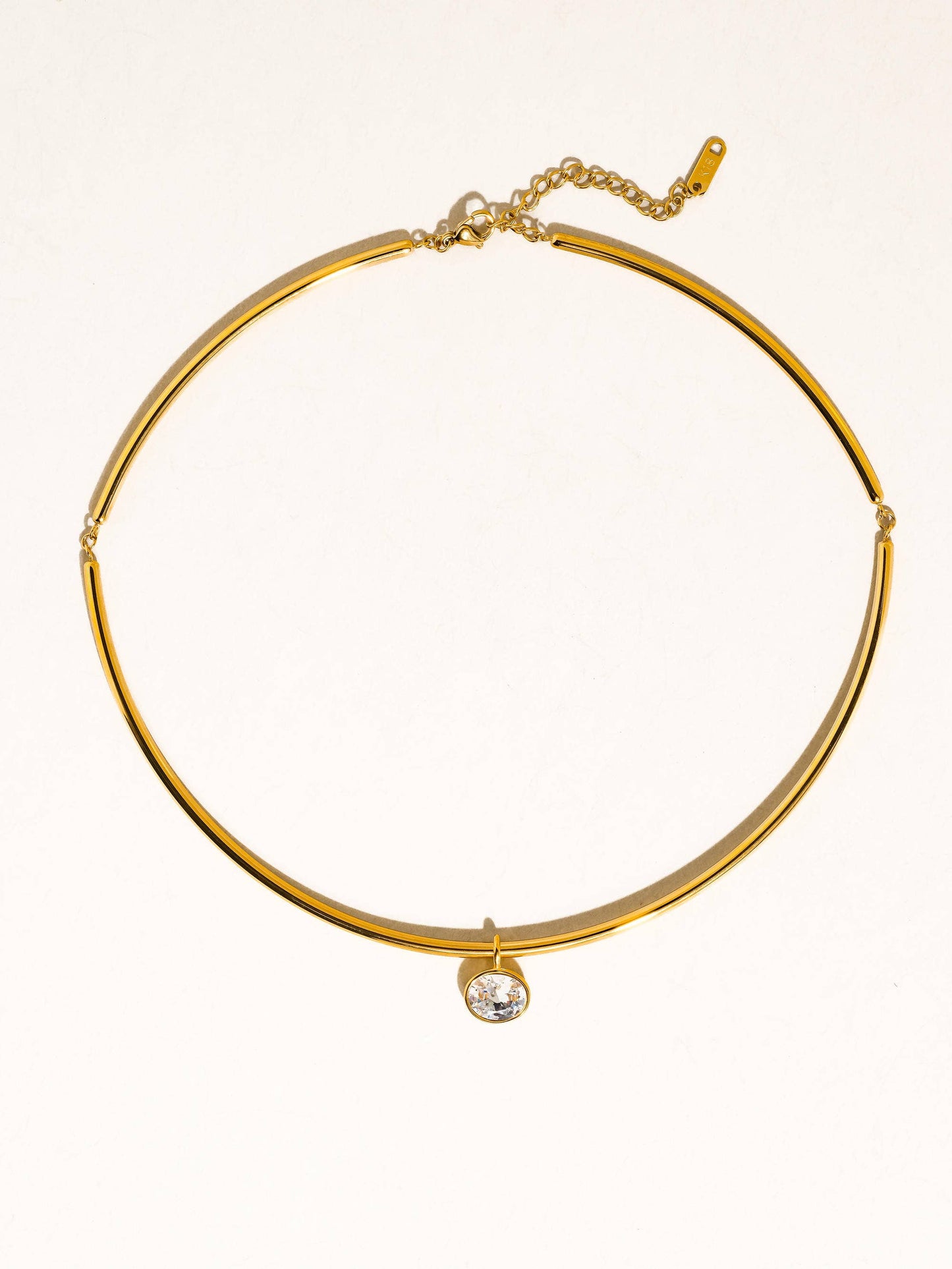Campbell 18K Gold Non-Tarnish Classic CZ Choker