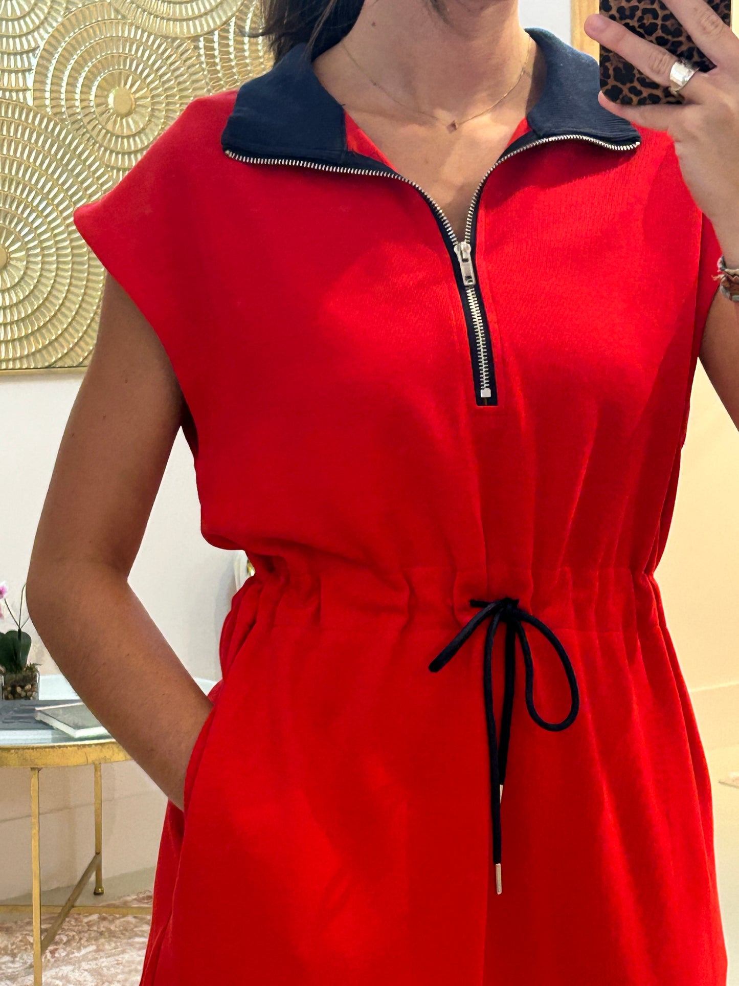 Riley Zip Mini Dress