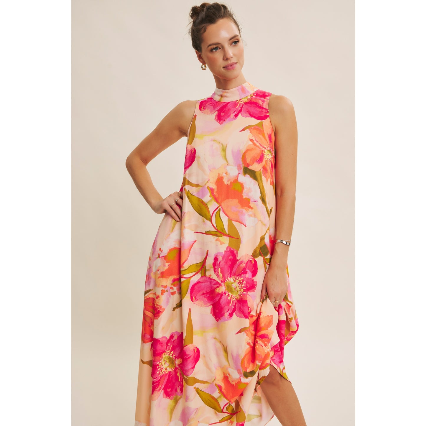 Peach Petal Dress