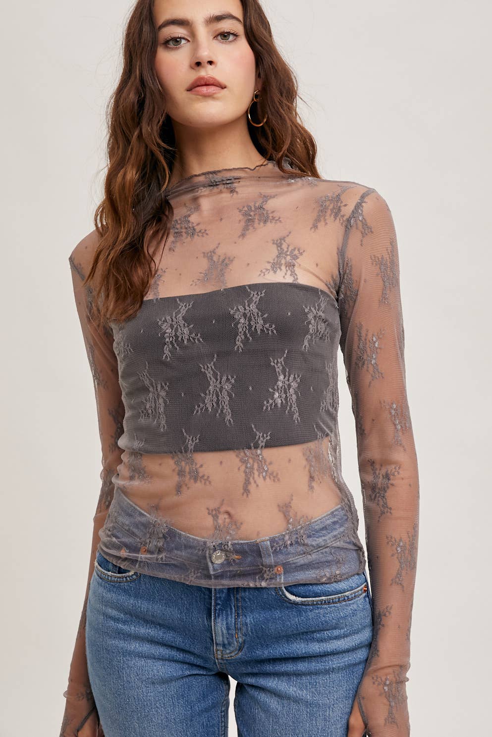 Ivory Blossom Lace Top
