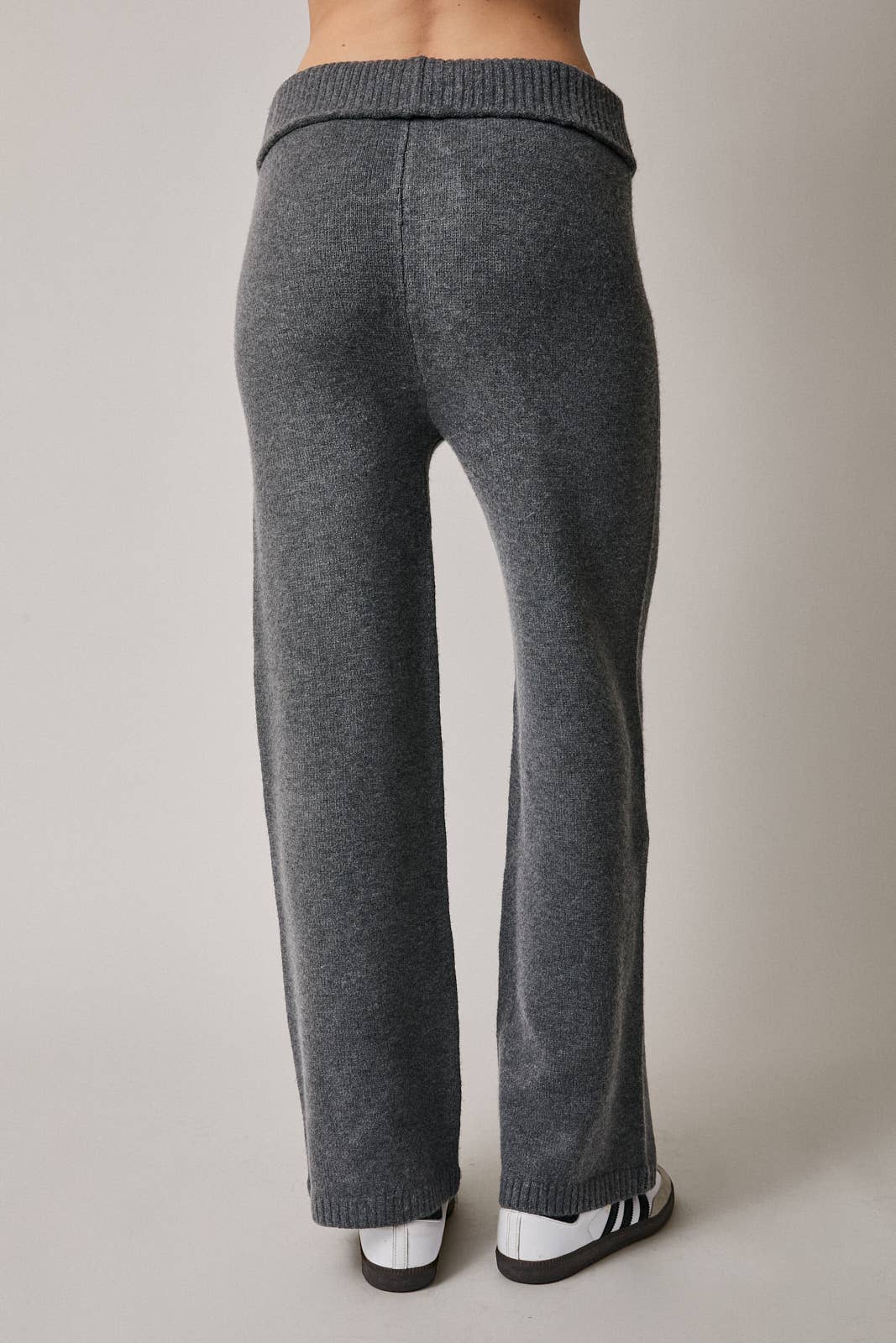 Heather Foldover Pants