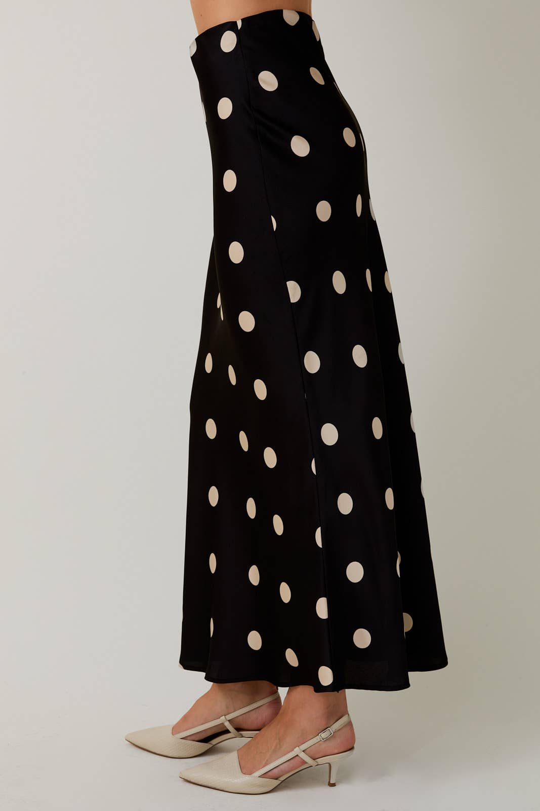 Creme de Dot Maxi Skirt